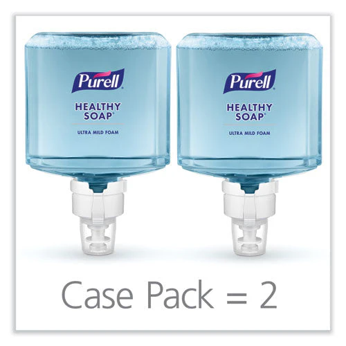 Healthcare Healthy Soap Ultra Mild Foam Refill For Es8 Dispensers, Clean, 1,200 Ml, 2/carton - Image 3