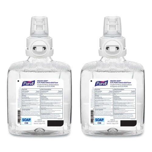 Healthcare Healthy Soap 0.5% Pcmx Antimicrobial Foam, For Cs8 Dispensers, Light Floral Scent, 1,200 Ml, 2/carton - Image 1