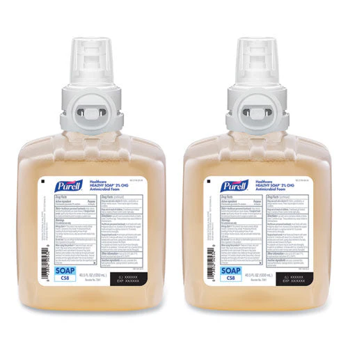 Healthy Soap 2.0% Chg Antimicrobial Foam For Cs8 Dispensers, Fragrance-free, 1,200 Ml, 2/carton - Image 1
