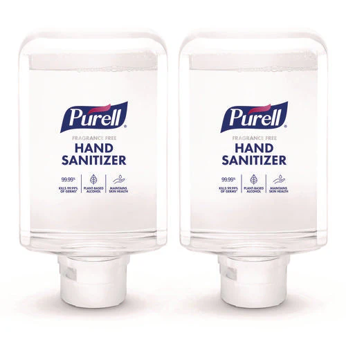 Advanced Hand Sanitizer Fragrance Free Foam, For Es10 Automatic Dispensers, 1,200 Ml Refill, Fragrance Free, 2/carton - Image 1