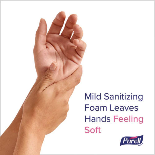 Advanced Hand Sanitizer Fragrance Free Foam, For Es10 Automatic Dispensers, 1,200 Ml Refill, Fragrance Free, 2/carton - Image 2