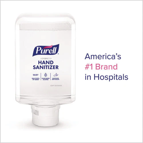 Advanced Hand Sanitizer Fragrance Free Foam, For Es10 Automatic Dispensers, 1,200 Ml Refill, Fragrance Free, 2/carton - Image 3