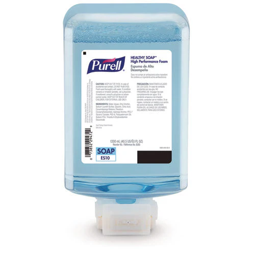 Healthy Soap With Clean Release Technology Fragrance Free Foam, For Es10 Dispensers, 1,200 Ml Refill, 2/carton - Image 2