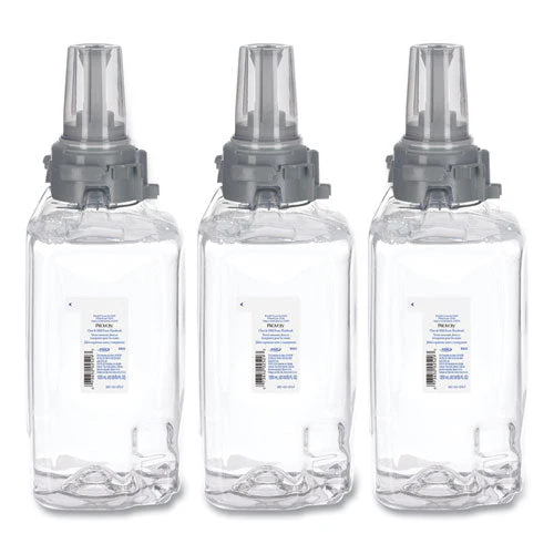 Clear And Mild Foam Hand Wash, Unscented, 1,250 Ml Refill, 3/carton - Image 1