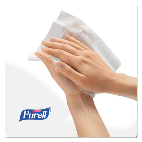 Hand Sanitizer Wipes Wall Mount Dispenser, 1,200/1,500 Wipe Capacity, 13.3 X 11 X 10.88, White - Image 2