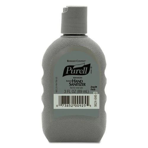 Advanced Hand Sanitizer Biobased Gel Fst Rugged Portable Bottle, 3 Oz, Lemon Scent, 24/carton - Image 1