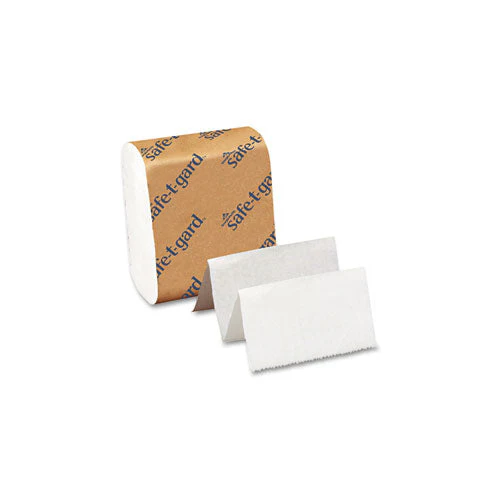 Tissue For Safe-t-gard Dispenser, Septic Safe, 2-ply, White, 200 Sheets/pack, 40 Packs/carton - Image 1