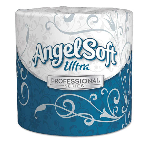 Angel Soft Ps Ultra 2-ply Premium Bathroom Tissue, Septic Safe, White, 400 Sheets/roll, 60/carton - Image 1