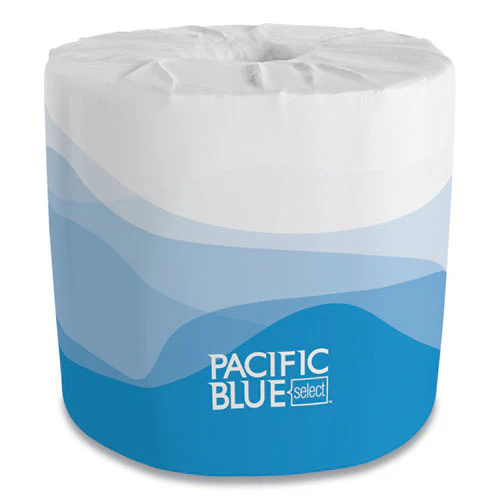 Pacific Blue Select Bathroom Tissue, Septic Safe, 2-ply, White, 550 Sheets/roll, 80 Rolls/carton - Image 1