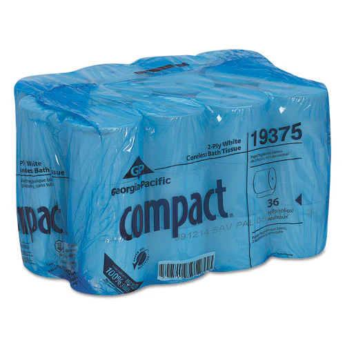 Coreless Bath Tissue, Septic Safe, 2-ply, White, 1,000 Sheets/roll, 36 Rolls/carton - Image 2