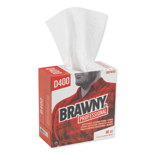 Medium Duty Premium Drc Wipers, 1-ply, 9.25 X 16.3, Unscented, White, 90/box - Image 1