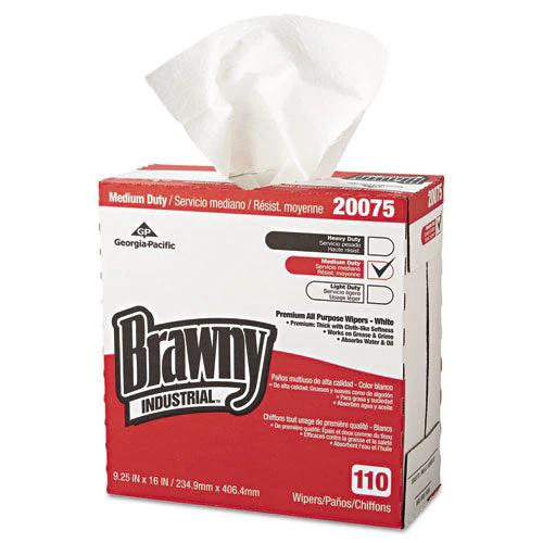 Tall Dispenser All-purpose Drc Wipers, 1-ply, 9.25 X 16, Unscented, White, 110/box 10 Boxes/carton - Image 1