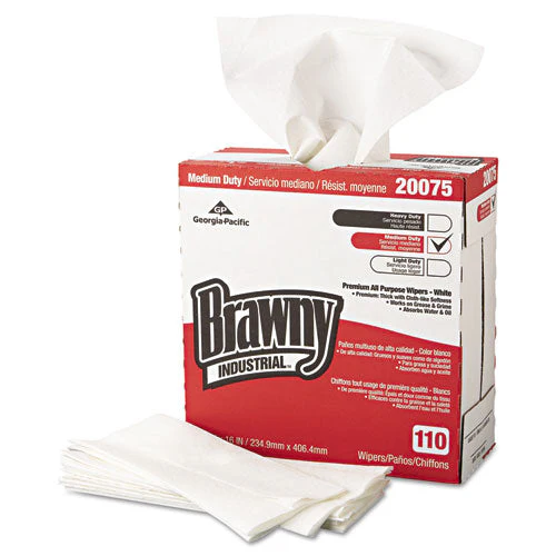 Tall Dispenser All-purpose Drc Wipers, 1-ply, 9.25 X 16, Unscented, White, 110/box 10 Boxes/carton - Image 2