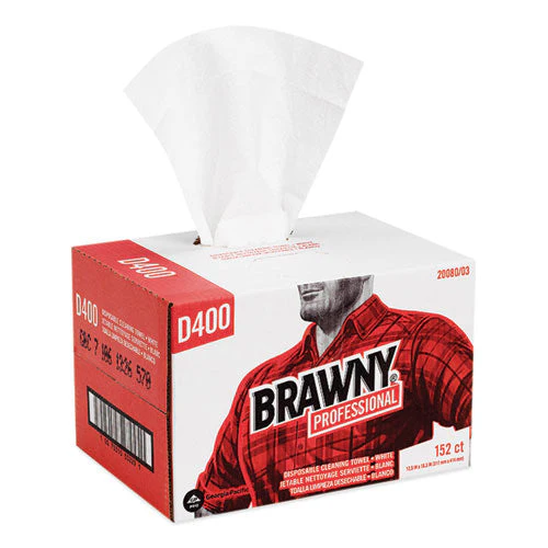 Premium Drc Wipers, Paper, 1-ply, 12.5 X 16.75, White, 152/box - Image 1