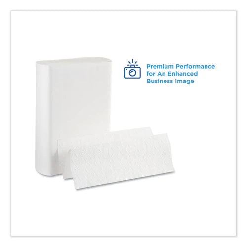 Pacific Blue Ultra Folded Paper Towels, 1-ply, 10.2 X 10.8, White, 220/pack, 10 Packs/carton - Image 2