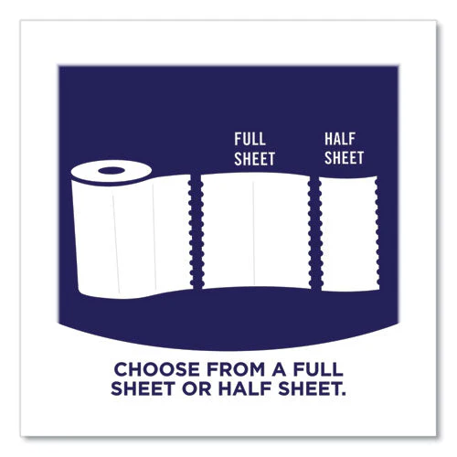 Pick-a-size Perforated Kitchen Double Roll Towels With Thirst Pockets, 2-ply, 11 X 6, White, 110 Sheets/roll, 24 Rolls/pack - Image 2