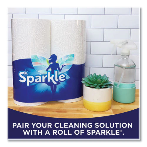 Pick-a-size Perforated Kitchen Double Roll Towels With Thirst Pockets, 2-ply, 11 X 6, White, 110 Sheets/roll, 24 Rolls/pack - Image 3