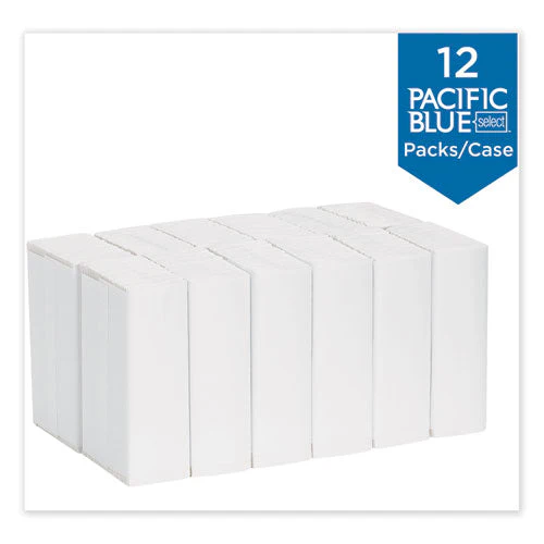 Pacific Blue Select C-fold Paper Towels, 2-ply, 10.1 X 12.7, White, 120/pack, 12 Packs/carton - Image 2