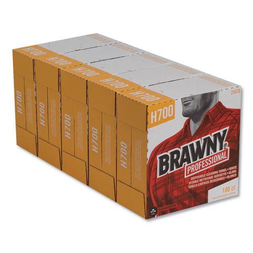 Medium Weight Hef Shop Towels, 9.1 X 16.5, 100/box - Image 2