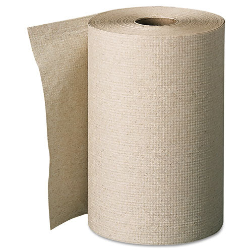 Pacific Blue Basic Nonperforated Paper Towels, 1-ply, 7.88 X 350 Ft, Brown, 12 Rolls/carton - Image 1