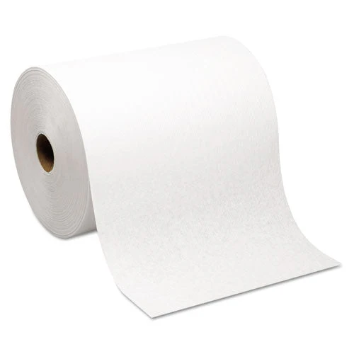 Hardwound Roll Paper Towel, Nonperforated, 1-ply, 7.87" X 1,000 Ft, White, 6 Rolls/carton - Image 1