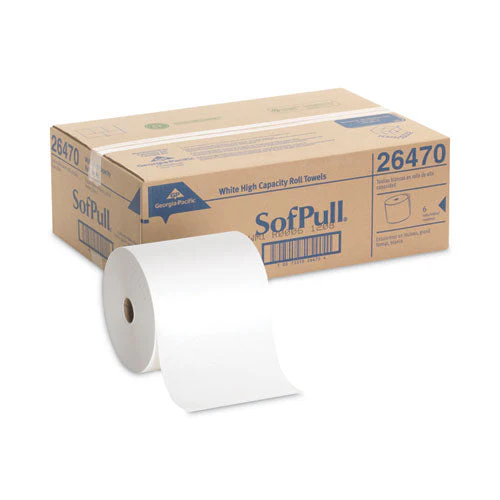 Hardwound Roll Paper Towel, Nonperforated, 1-ply, 7.87" X 1,000 Ft, White, 6 Rolls/carton - Image 2