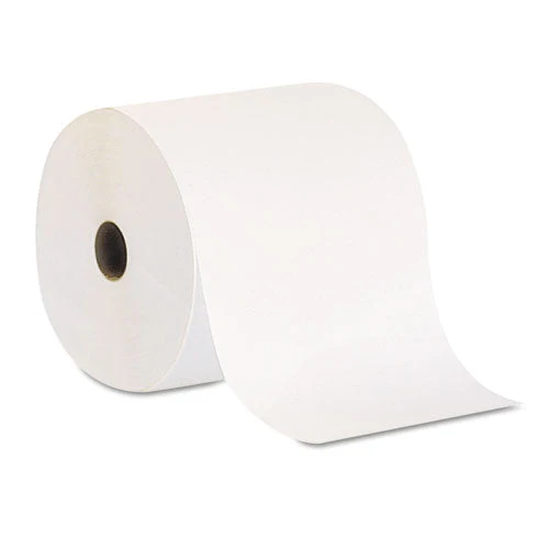 Pacific Blue Basic Nonperforated Paper Towel Rolls, 1-ply, 7.88" X 800 Ft, White, 6 Rolls/carton - Image 1