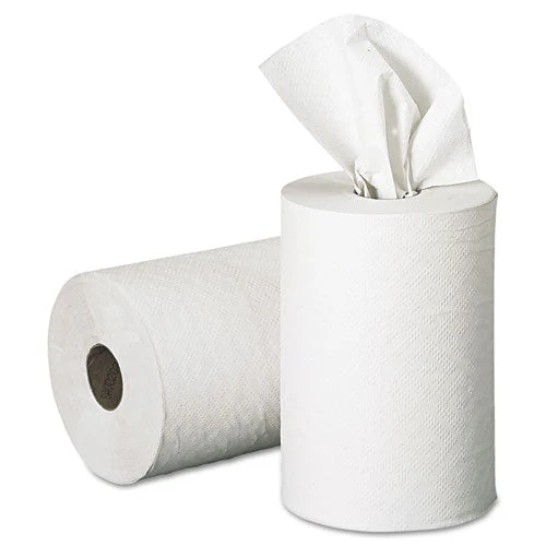Pacific Blue Basic Nonperforated Paper Towels, 1-ply, 7.88" X 350 Ft, White, 12 Rolls/carton - Image 1
