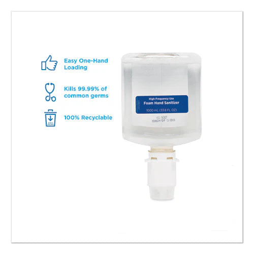 Gp Enmotion High-frequency-use Foam Sanitizer Dispenser Refill, Fragrance-free, 1,000 Ml, Fragrance-free, 2/carton - Image 2