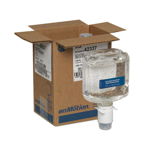 Enmotion Gen2 E3-rated Gel Sanitizer Dispenser Refill, 1,000 Ml Bottle, Fragrance-free, 2/carton - Image 2