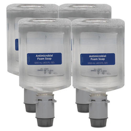 Pacific Blue Ultra Foam Soap Manual Dispenser Refill, Antimicrobial, Unscented, 1,200 Ml, 4/carton - Image 1