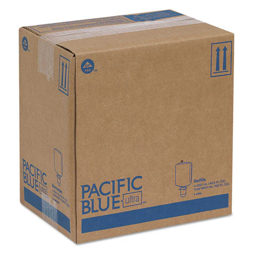 Pacific Blue Ultra Foam Soap Manual Dispenser Refill, Antimicrobial, Pacific Citrus, 1,200 Ml, 4/carton - Image 2