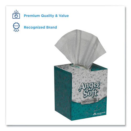 Premium Facial Tissue In Cube Box, 2-ply, White, 96 Sheets/box, 36 Boxes/carton - Image 3