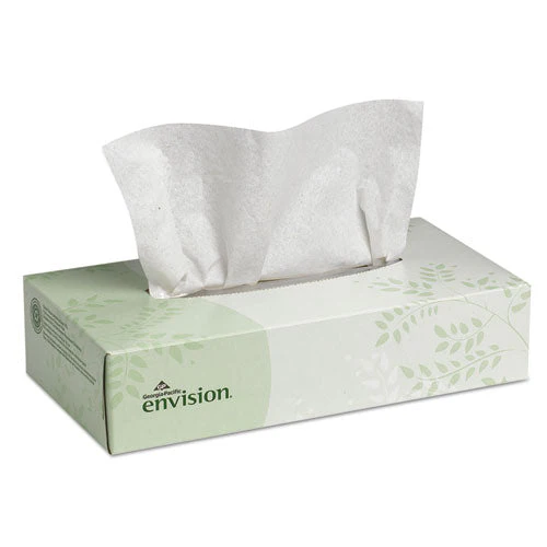 Facial Tissue, 2-ply, White, 100 Sheets/box, 30 Boxes/carton - Image 1