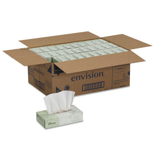 Facial Tissue, 2-ply, White, 100 Sheets/box, 30 Boxes/carton - Image 2