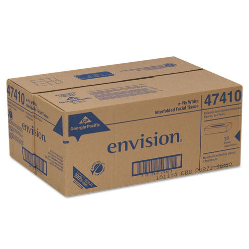 Facial Tissue, 2-ply, White, 100 Sheets/box, 30 Boxes/carton - Image 3