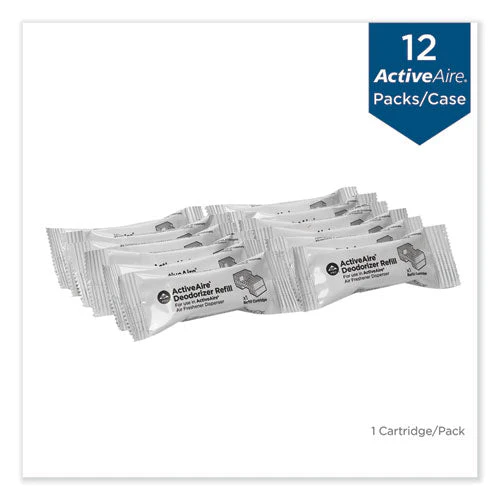 Activeaire Automated Freshener Dispenser Refill, Coastal Breeze, Cartridge, 12/carton - Image 3