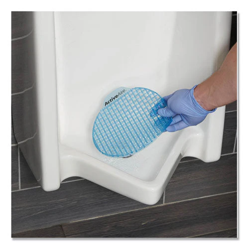 Activeaire Deodorizer Urinal Screen With Side Tab, Sunscape Mango Scent, Orange, 12/carton - Image 2