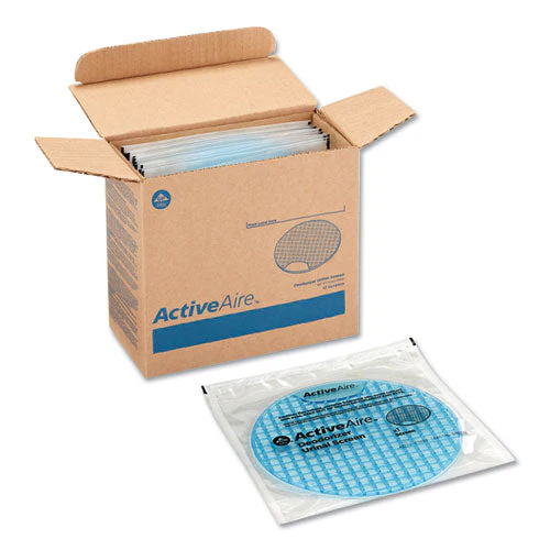 Activeaire Deodorizer Urinal Screen, Coastal Breeze Scent, Blue, 12/carton - Image 1
