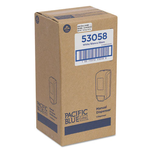 Pacific Blue Ultra Soap/sanitizer Dispenser, 1,200 Ml, White - Image 3