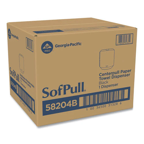 Sofpull Centerpull Hand Towel Dispenser, 9.63 X 8.88 X 10.94, Black - Image 2