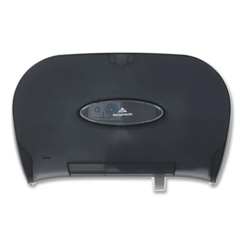 Two-roll Bathroom Tissue Dispenser, 13.56 X 5.75 X 8.63, Smoke - Image 1