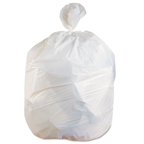 Linear Low-density Can Liners, 60 Gal, 0.75 Mil, 38″ X 58″, White, 100/carton