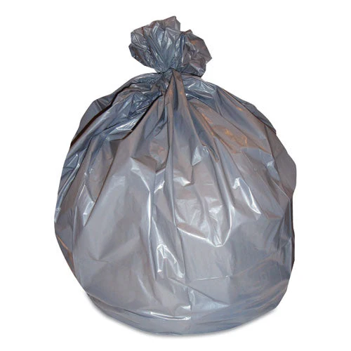 Linear Low-density Can Liners, 40 To 45 Gal, 1.3 Mil, 40 X 46, Clear, 20 Bags/roll, 5 Rolls/carton - Image 1