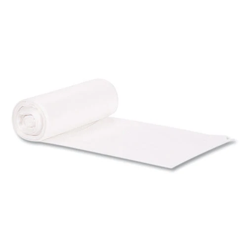 Eco Blend Max Can Liners, 23 Gal, 0.8 Mil, 28" X 45", Clear, 25 Bags/roll, 10 Rolls/carton - Image 1