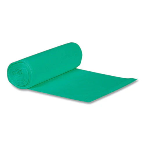 Eco Blend Max Can Liners, 23 Gal, 0.8 Mil, 28" X 45", Green Tint, 25 Bags/roll, 10 Rolls/carton - Image 1