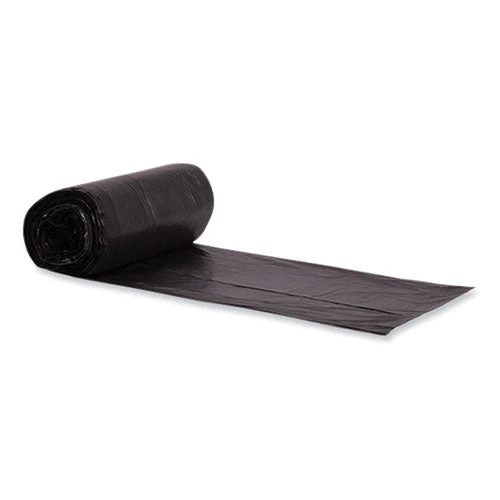 Eco Blend Max Can Liners, 23 Gal, 0.8 Mil, 28" X 45", Black, 25 Bags/roll, 10 Rolls/carton - Image 1
