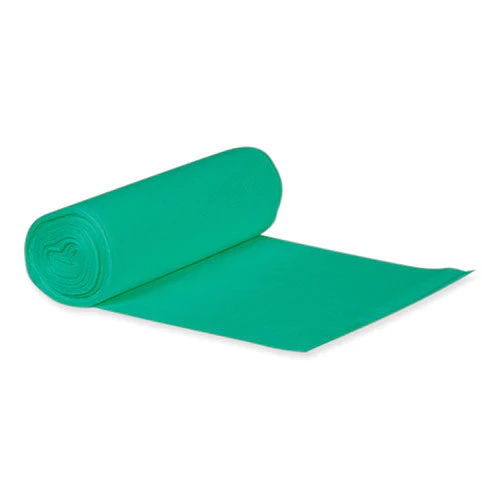 Eco Blend Max Can Liners, 33 Gal, 0.8 Mil, 33" X 39", Green, 25 Bags/roll, 8 Rolls/carton - Image 1
