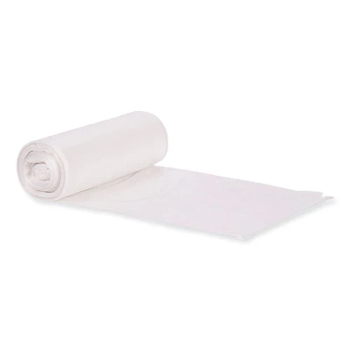 Eco Blend Max Can Liners, 60 Gal, 0.8 Mil, 38" X 58", Clear, 20 Bags/roll, 5 Rolls/carton - Image 1