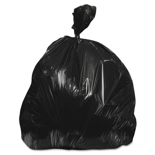 Low-density Repro Can Liner, 55 Gal, 1.5 Mil, 36" X 58", Black, 100/carton - Image 1